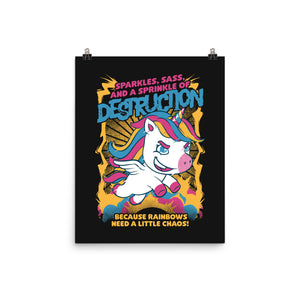 Unicorn Rainbows Destruction