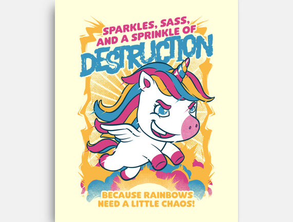 Unicorn Rainbows Destruction