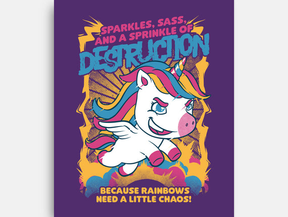 Unicorn Rainbows Destruction