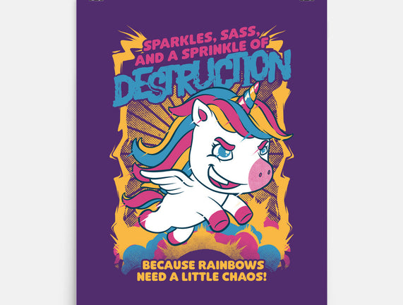 Unicorn Rainbows Destruction