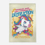 Unicorn Rainbows Destruction-None-Indoor-Rug-Studio Mootant