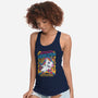 Unicorn Rainbows Destruction-Womens-Racerback-Tank-Studio Mootant