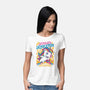 Unicorn Rainbows Destruction-Womens-Basic-Tee-Studio Mootant