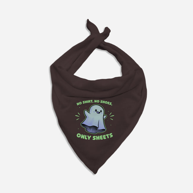 Cute Ghost Pun-Cat-Bandana-Pet Collar-Studio Mootant