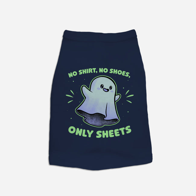 Cute Ghost Pun-Dog-Basic-Pet Tank-Studio Mootant