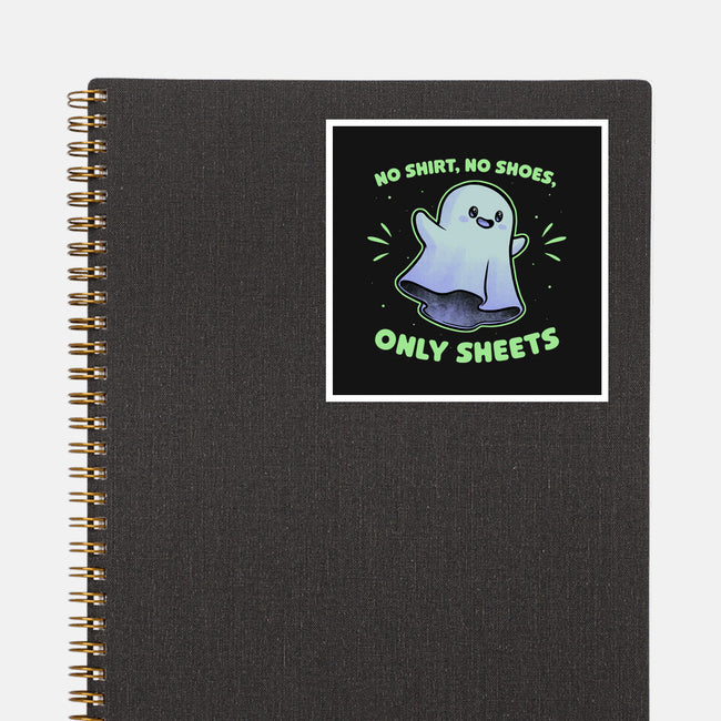 Cute Ghost Pun-None-Glossy-Sticker-Studio Mootant