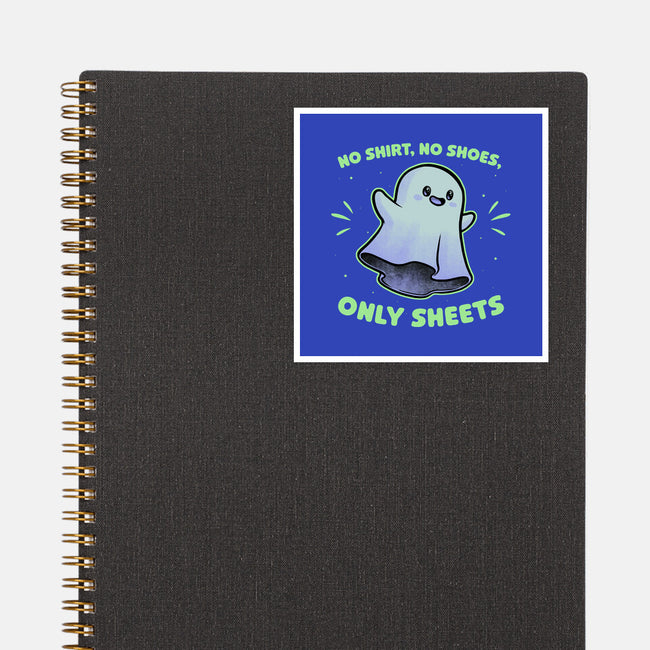 Cute Ghost Pun-None-Glossy-Sticker-Studio Mootant