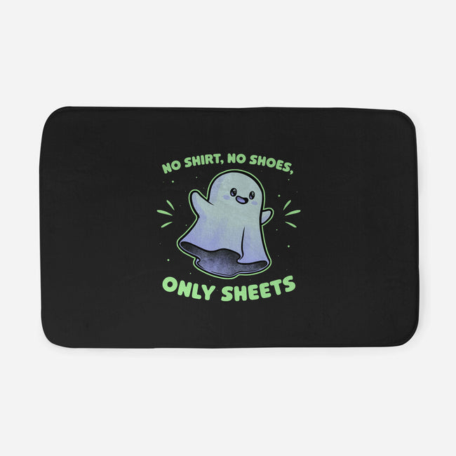 Cute Ghost Pun-None-Memory Foam-Bath Mat-Studio Mootant