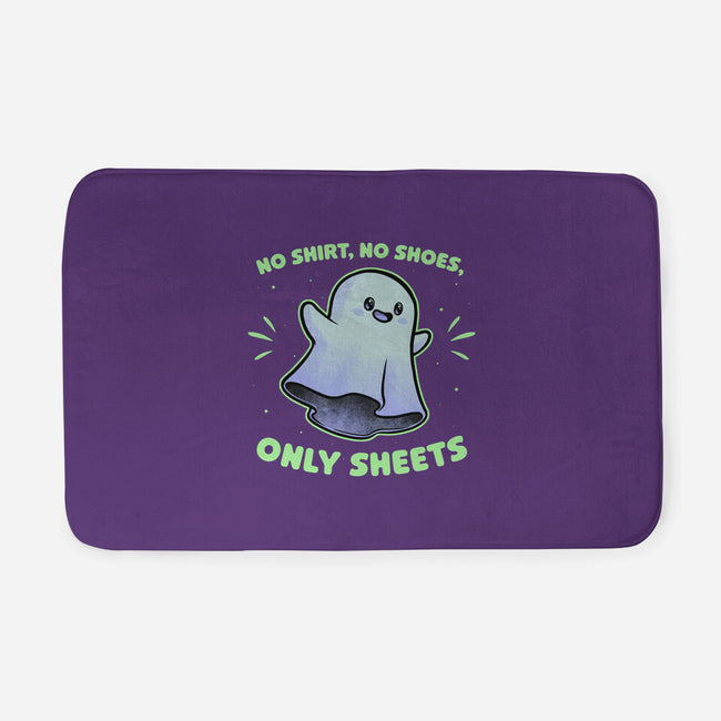 Cute Ghost Pun-None-Memory Foam-Bath Mat-Studio Mootant