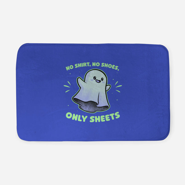 Cute Ghost Pun-None-Memory Foam-Bath Mat-Studio Mootant