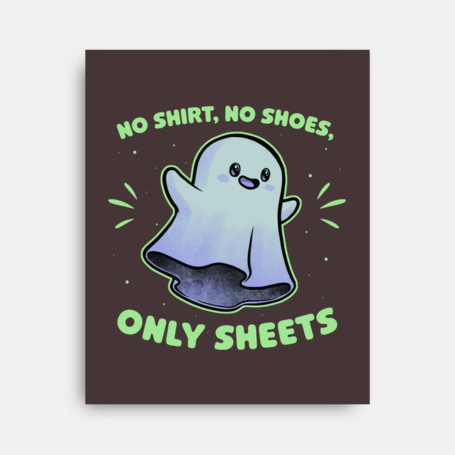 Cute Ghost Pun-None-Stretched-Canvas-Studio Mootant