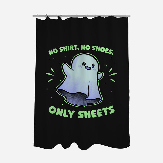 Cute Ghost Pun-None-Polyester-Shower Curtain-Studio Mootant