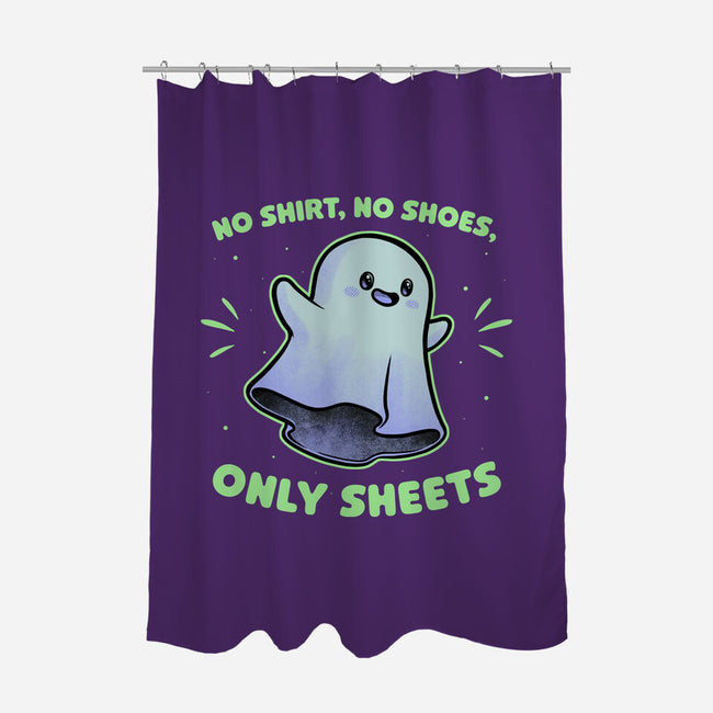 Cute Ghost Pun-None-Polyester-Shower Curtain-Studio Mootant