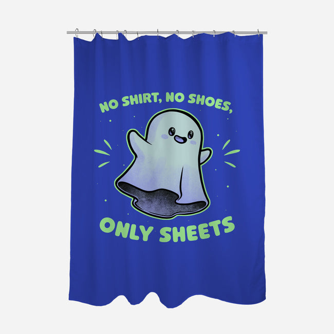 Cute Ghost Pun-None-Polyester-Shower Curtain-Studio Mootant