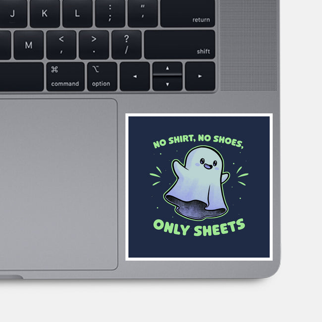 Cute Ghost Pun-None-Glossy-Sticker-Studio Mootant