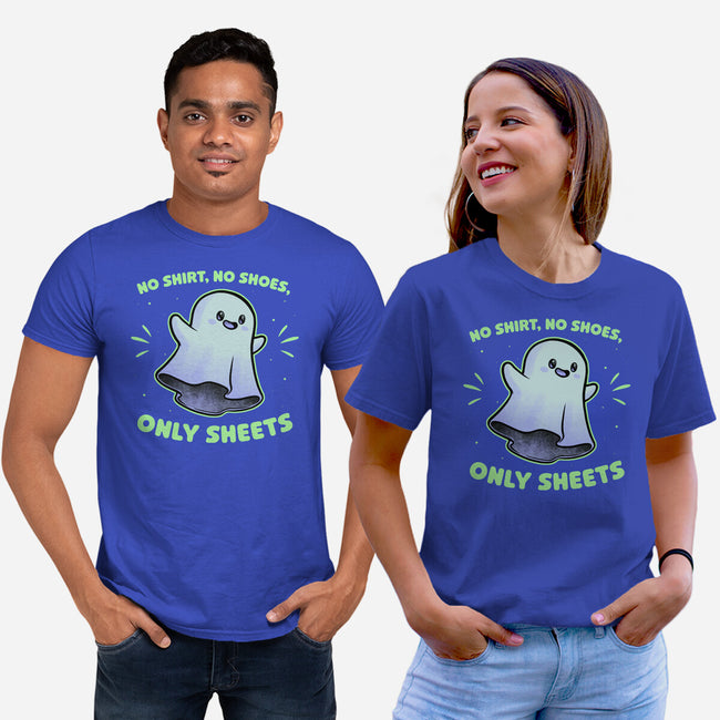 Cute Ghost Pun-Unisex-Basic-Tee-Studio Mootant