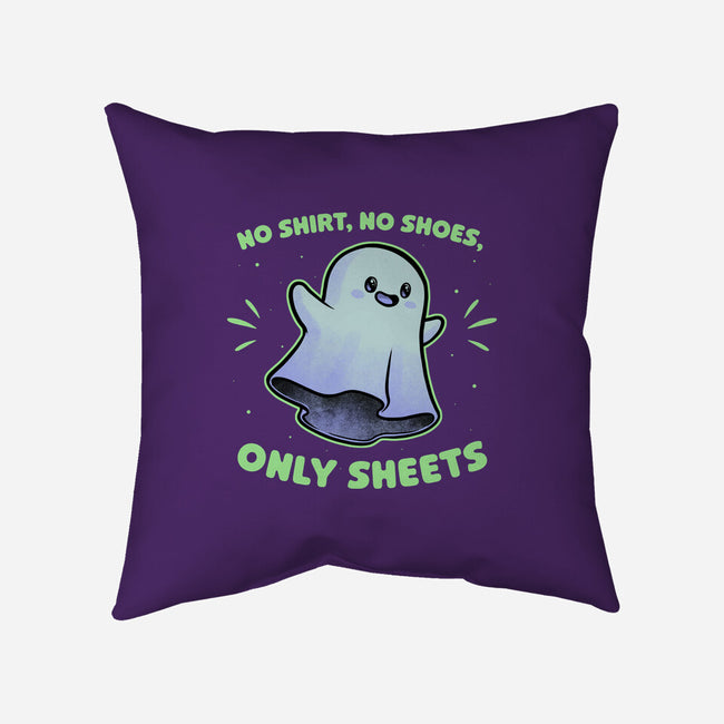 Cute Ghost Pun-None-Removable Cover-Throw Pillow-Studio Mootant