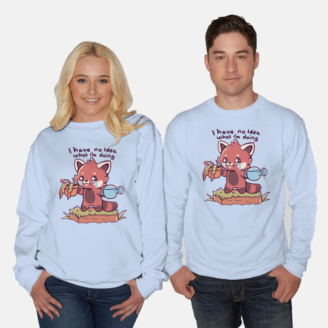 I Have No Idea-Unisex-Crew Neck-Sweatshirt-TechraNova