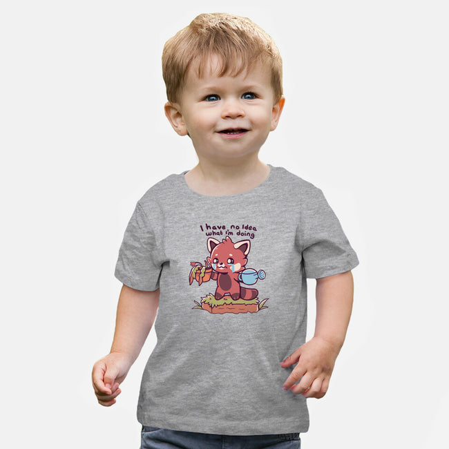 I Have No Idea-Baby-Basic-Tee-TechraNova