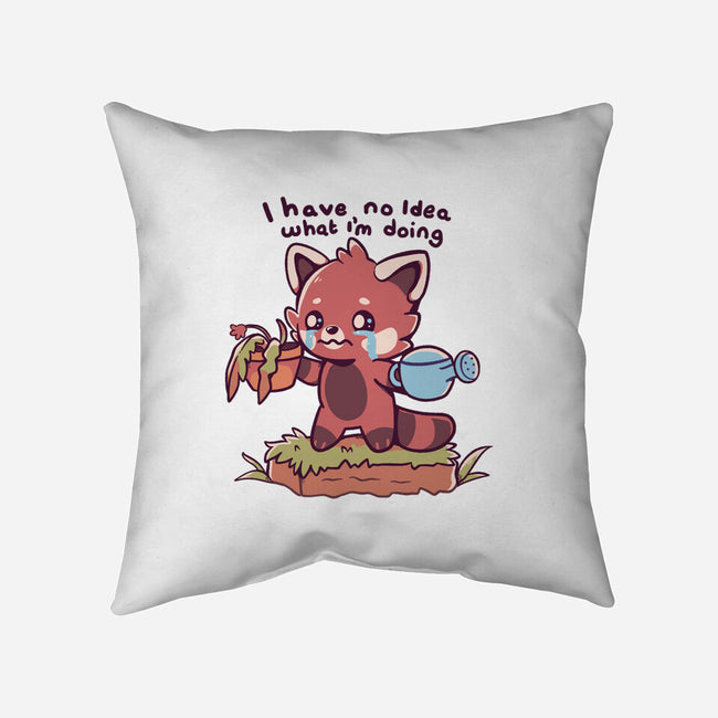 I Have No Idea-None-Removable Cover-Throw Pillow-TechraNova