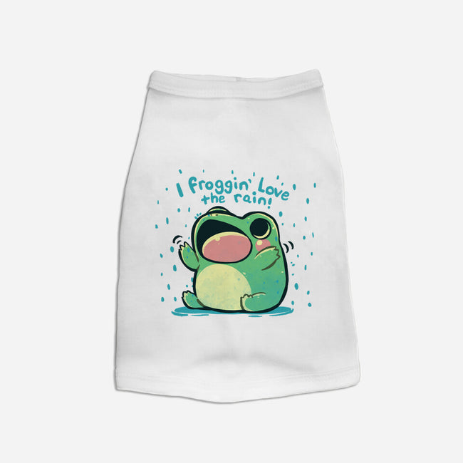 Froggin Love The Rain-Cat-Basic-Pet Tank-TechraNova