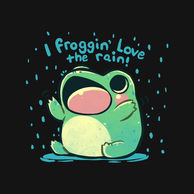 Froggin Love The Rain-Unisex-Basic-Tee-TechraNova