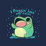 Froggin Love The Rain-None-Matte-Poster-TechraNova