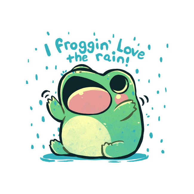 Froggin Love The Rain-None-Basic Tote-Bag-TechraNova