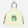 Froggin Love The Rain-Unisex-Kitchen-Apron-TechraNova