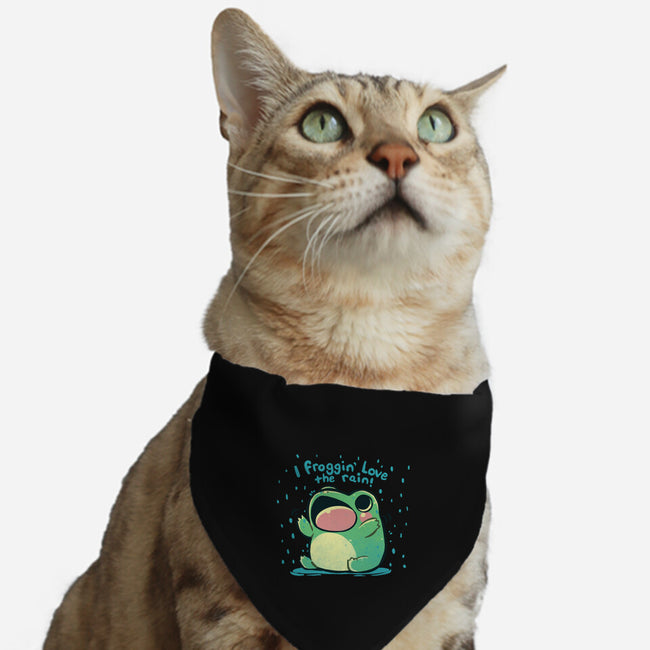 Froggin Love The Rain-Cat-Adjustable-Pet Collar-TechraNova