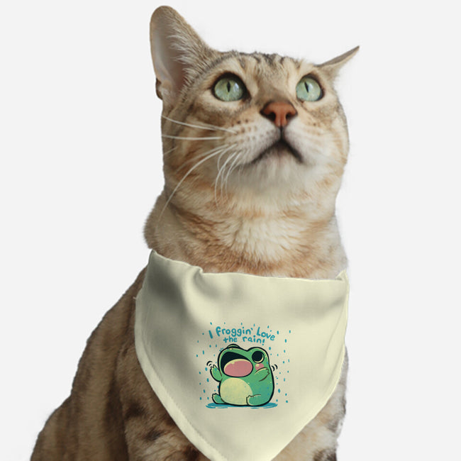 Froggin Love The Rain-Cat-Adjustable-Pet Collar-TechraNova