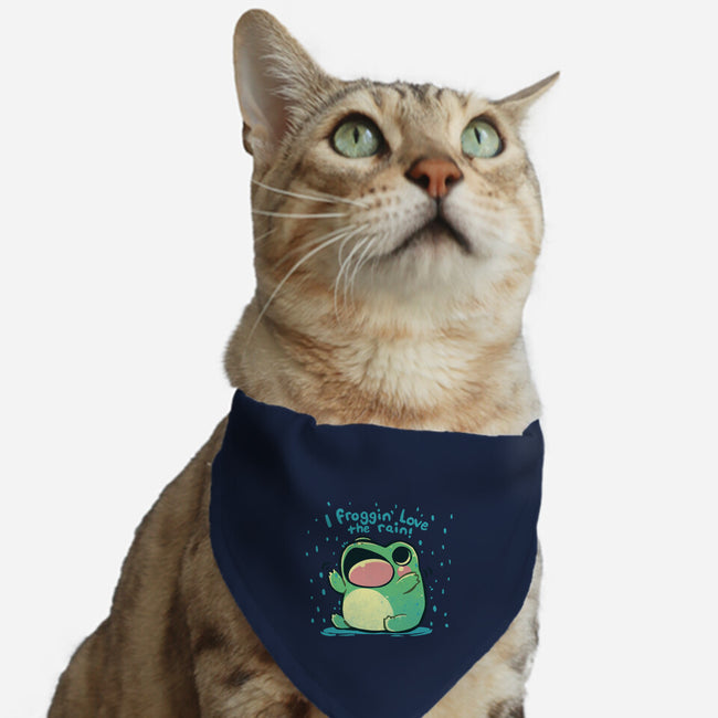 Froggin Love The Rain-Cat-Adjustable-Pet Collar-TechraNova