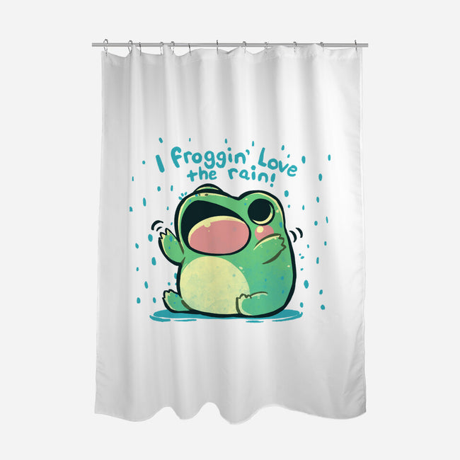 Froggin Love The Rain-None-Polyester-Shower Curtain-TechraNova