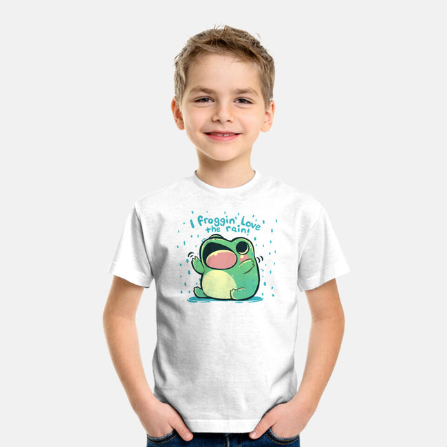 Froggin Love The Rain-Youth-Basic-Tee-TechraNova