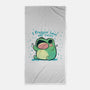 Froggin Love The Rain-None-Beach-Towel-TechraNova