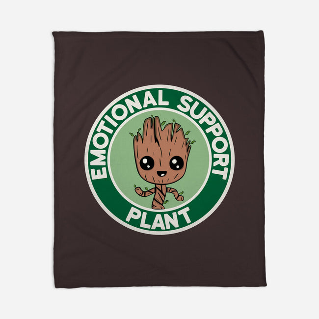 Emotional Support Plant-None-Fleece-Blanket-Melonseta