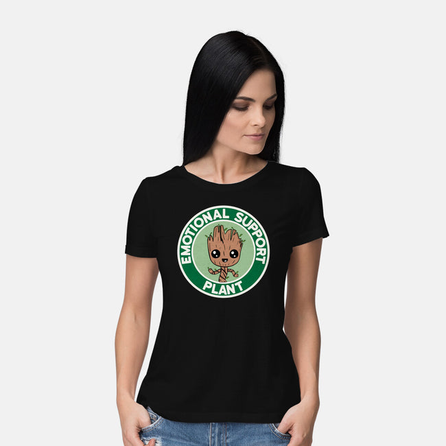 Emotional Support Plant-Womens-Basic-Tee-Melonseta