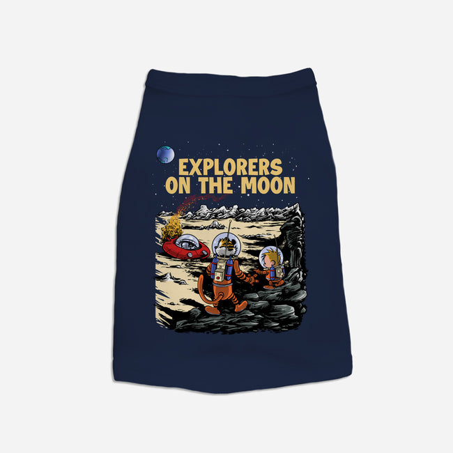 Explorers On The Moon-Cat-Basic-Pet Tank-zascanauta