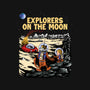 Explorers On The Moon-Womens-Fitted-Tee-zascanauta