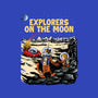 Explorers On The Moon-None-Glossy-Sticker-zascanauta