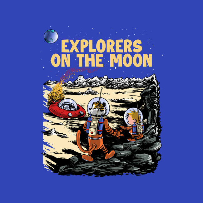 Explorers On The Moon-Womens-Off Shoulder-Tee-zascanauta