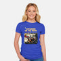 Explorers On The Moon-Womens-Fitted-Tee-zascanauta