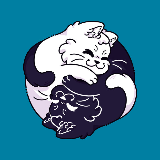 Ying Yang Cat-None-Glossy-Sticker-Zaia Bloom