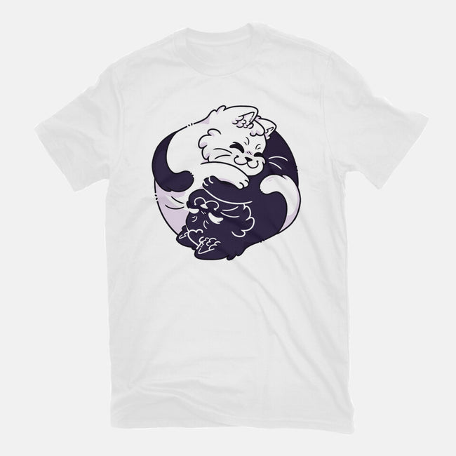 Ying Yang Cat-Mens-Basic-Tee-Zaia Bloom