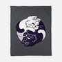 Ying Yang Cat-None-Fleece-Blanket-Zaia Bloom