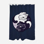 Ying Yang Cat-None-Polyester-Shower Curtain-Zaia Bloom