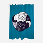 Ying Yang Cat-None-Polyester-Shower Curtain-Zaia Bloom