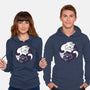 Ying Yang Cat-Unisex-Pullover-Sweatshirt-Zaia Bloom