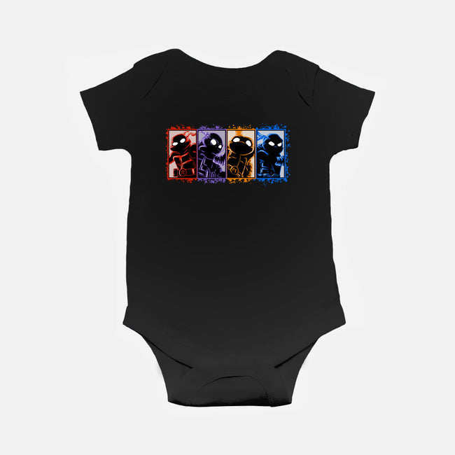 My Turtle Brothers-Baby-Basic-Onesie-nickzzarto