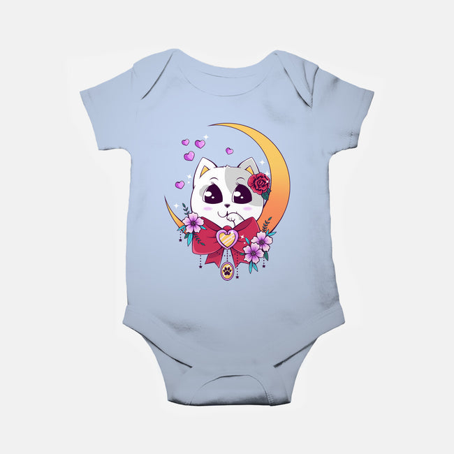 Kawaii Cat-Baby-Basic-Onesie-GODZILLARGE